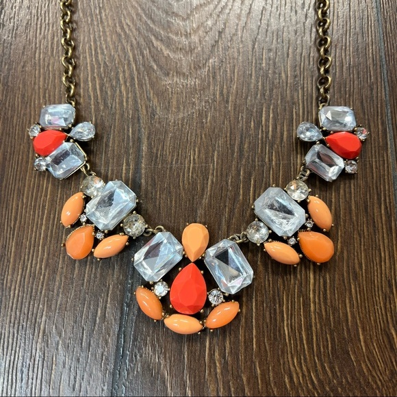 J.Crew rhinestone necklace - Picture 1 of 3